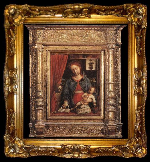 framed  FOPPA, Vincenzo Madonna and Child with an Angel deu, ta009-2